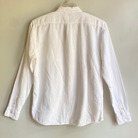 Marine Layer Off-White Casual Button Down Shirt - Picture 8 of 11